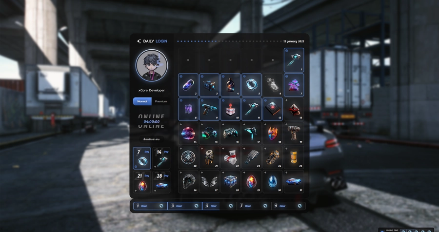 ระบบ Login + Online รายวัน